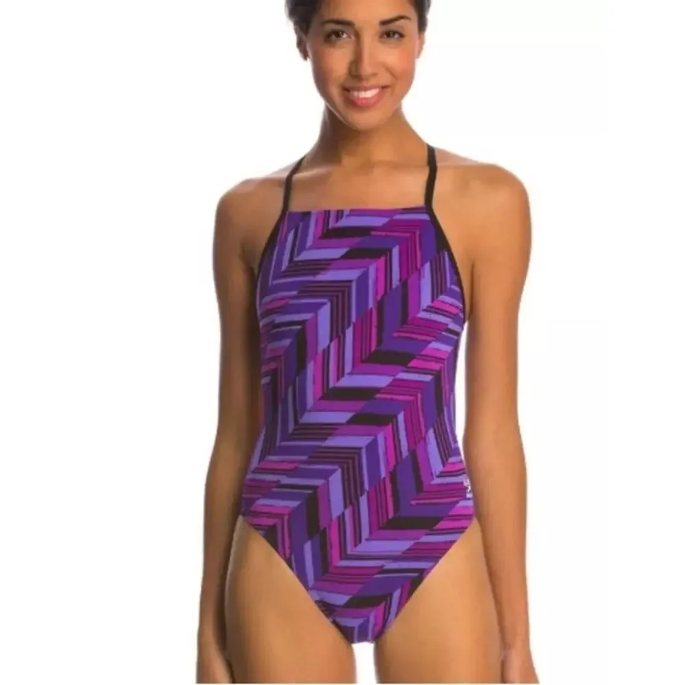 Speedo Endurance Free Back‎ One Piece Swimsuit Womens Size 28 (728)